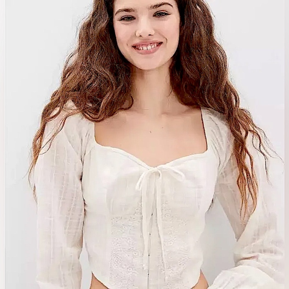 AE Long Sleeve Corset Top